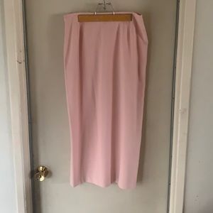 Cute Pale Pink Long Skirt Size 12